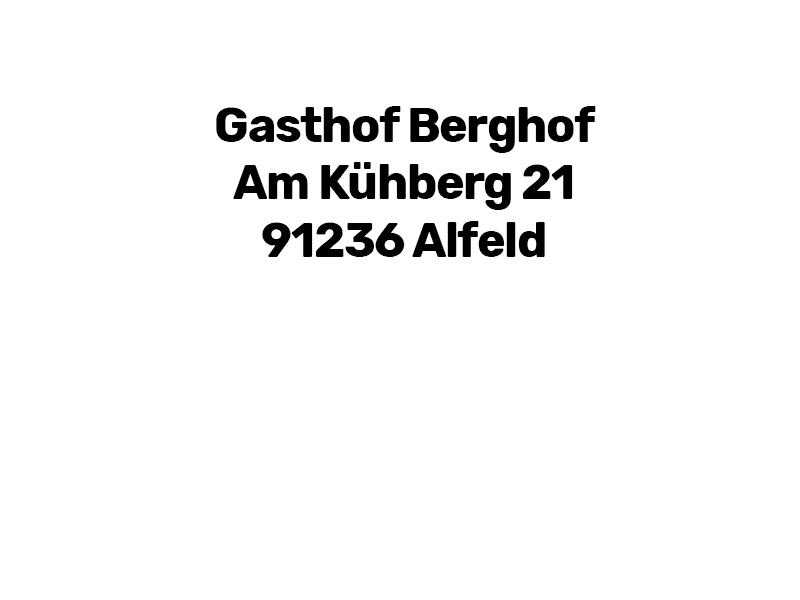 Gasthof-Berghof